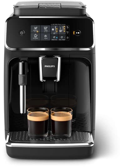 Philips Kaffemaskine EP2221/40 Pumpetryk 15 bar, Indbygget mælkeskummer, Fuldautomatisk, 1500 W, Sort