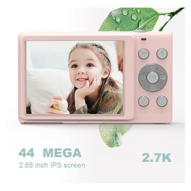 Digitalkamera 2,7K / 44MP / 16x zoom Sort