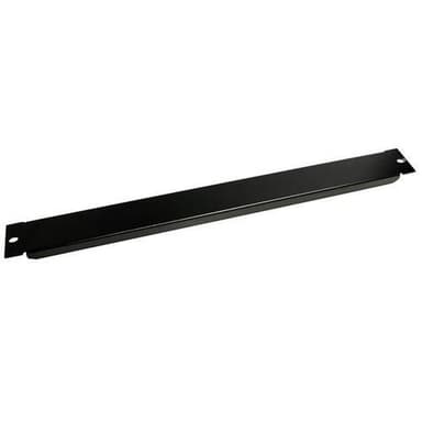 StarTech.com BLANKB1, Blankt panel, Sort, Stål, 1U, EIA RS310-C, CE