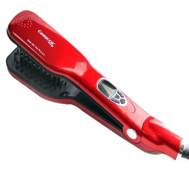 Cenocco Beauty CC-9014: Steam Brush, Steam Glattemiddel, Curly Hair Solution Red