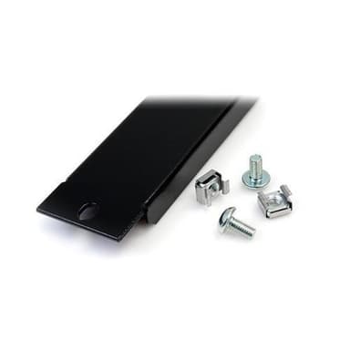 StarTech.com BLANKB1, Blankt panel, Sort, Stål, 1U, EIA RS310-C, CE