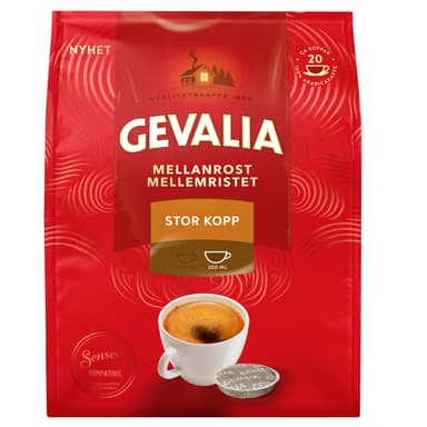 Gevalia Large kaffepuder (20 stk)