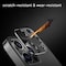 iPhone 13 Pro / 13 Pro Max linsebeskyttelse aluminiumslegering Sort