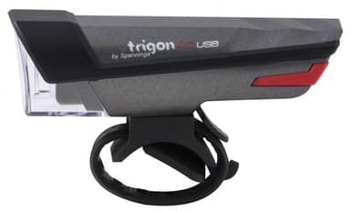 forlygte Trigon 25 led genopladelig sort