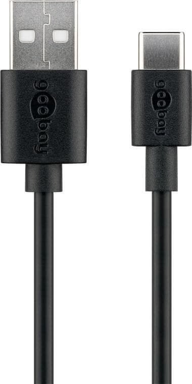 USB-C™ opladnings- og synkroniseringskabel (USB-A > USB-C™)