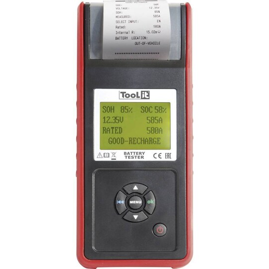Toolit 024205 Bil-batteritester, Batteriovervågning 1 stk