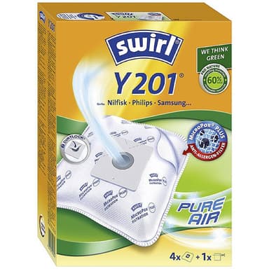 Swirl Y201 MicroPor® Plus Støvsugerpose 4 stk