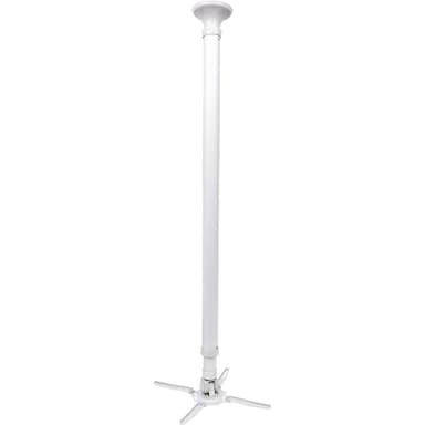 Manhattan 424868 Projektor-loftholder Vippebar, Drejbar Gulv-/loftafstand (max.): 197 cm Sølv