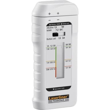 Laserliner Batteritester PowerCheck Måleområde