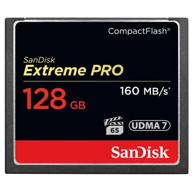 SanDisk CF Extreme Pro 128 GB hukommelseskort