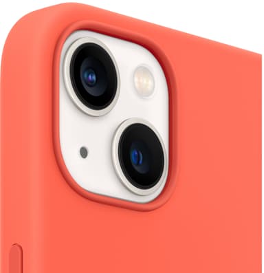 iPhone 13 Mini silikoneetui med MagSafe (nectarine)