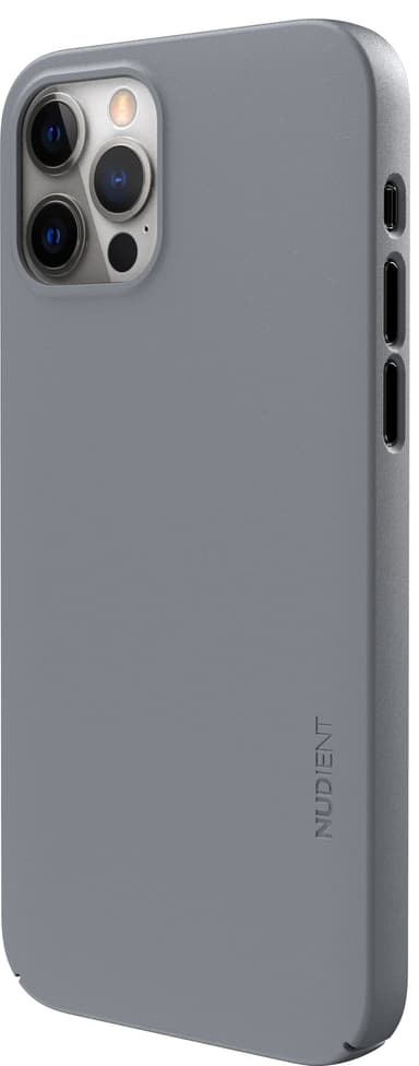 Nudient Thin v3 iPhone 12/12 Pro cover (gråt)