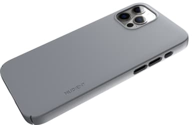 Nudient Thin v3 iPhone 12/12 Pro cover (gråt)