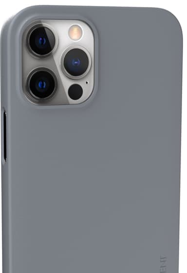 Nudient Thin v3 iPhone 12/12 Pro cover (gråt)