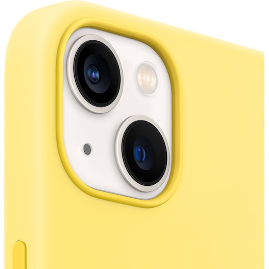 iPhone 13 Mini silikoneetui med MagSafe (lemon zest)
