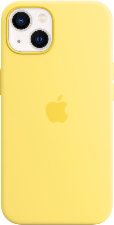 iPhone 13 silikoneetui med MagSafe (lemon zest)