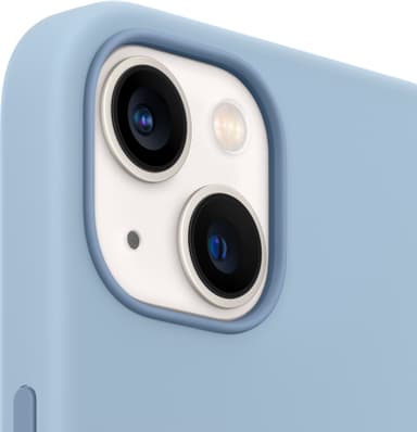 iPhone 13 Mini silikoneetui med MagSafe (blue fog)