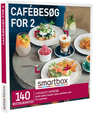 Smartbox gavekort - Cafébesøg for 2