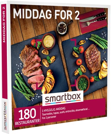 Smartbox gavekort - Middag for 2