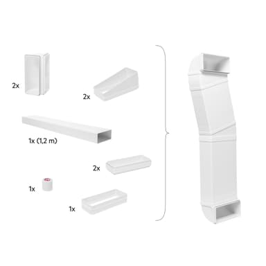 Electrolux Universal halvrørssæt M2CKCF01