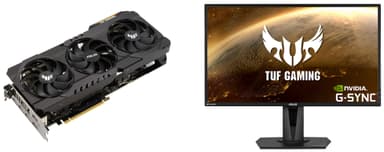 Asus TUF RTX 3070 Ti + VG27AQ GPU-/skærm-pakke