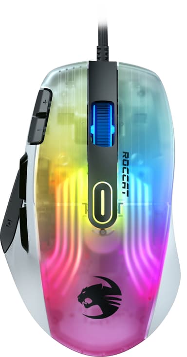 Roccat Kone XP RGB gaming mus (hvid)