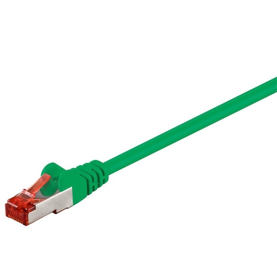 Goobay Netværkskabel CAT 6, S/FTP (PiMF), grøn, 2 m