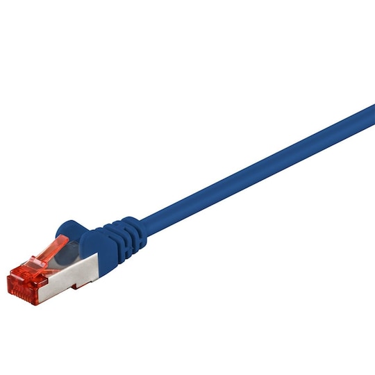 Goobay Netværkskabel CAT 6, S/FTP (PiMF), blå, 0,25 m