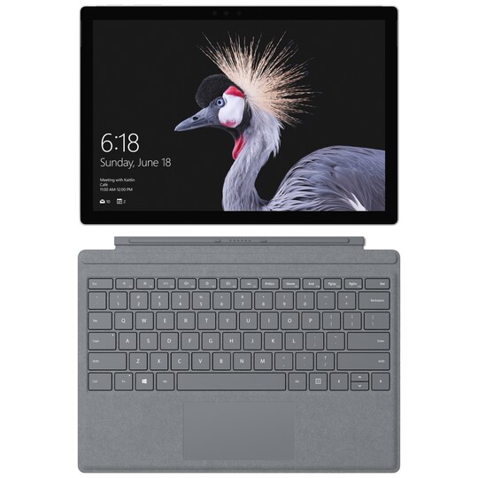 Surface Pro 128 GB i5 + Signature Type cover (platin)