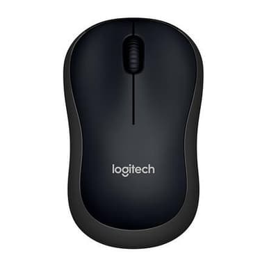 Logitech Mouse B220 Silent Wireless, Sort