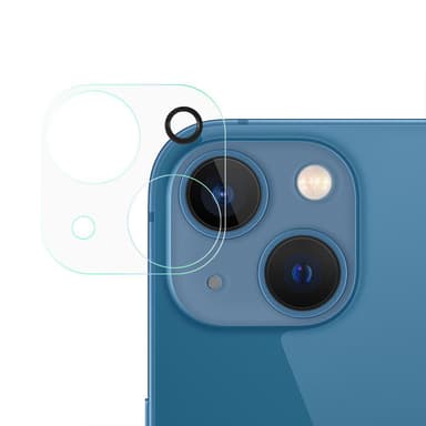iPhone 13 / iPhone 13 Mini kamera linsecover hærdet glas 2-pak