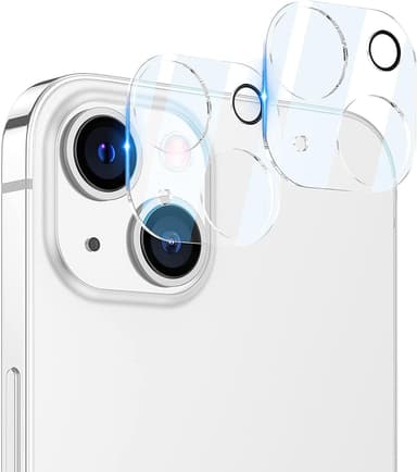 iPhone 13 / iPhone 13 Mini kamera linsecover hærdet glas 2-pak