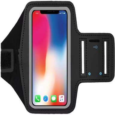 Sportsarmbånd / mobilholder til arm 5 "sort