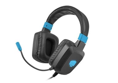 Fury Gaming Headset Raptor Indbygget mikrofon, Sort/Blå