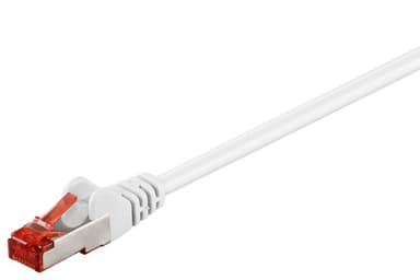 Netværkskabel CAT 6, S/FTP (PiMF), hvid, 1 m