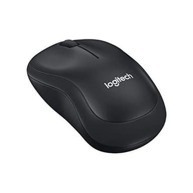 Logitech Mouse B220 Silent Wireless, Sort