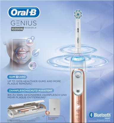 Oral-B Genius elektrisk tandbørste 10200W (rose gold)