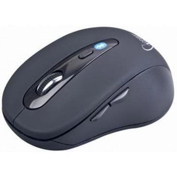 Gembird MUSWB2 Optisk Bluetooth -mus, Trådløs forbindelse, 6 knapper, Sort, Grå