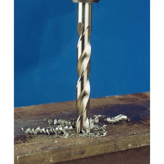 Exact 32103 HSS Metal-spiralbor 0.5 mm Samlet længde 22 mm Slebet DIN 338 Cylinderskaft 10 stk
