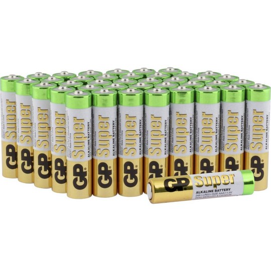 GP Batteries 030E24AS40-2 AAA-batteri 40 stk