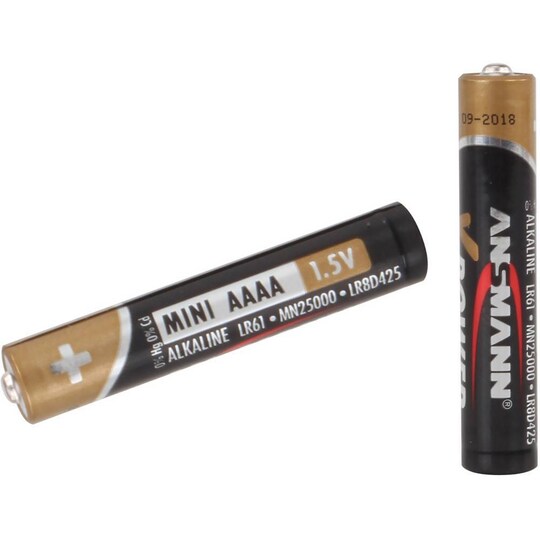 Ansmann X-Power Mini (AAAA)-batteri R61 (AAAA) Alkali-mangan 1.5 V 2 stk