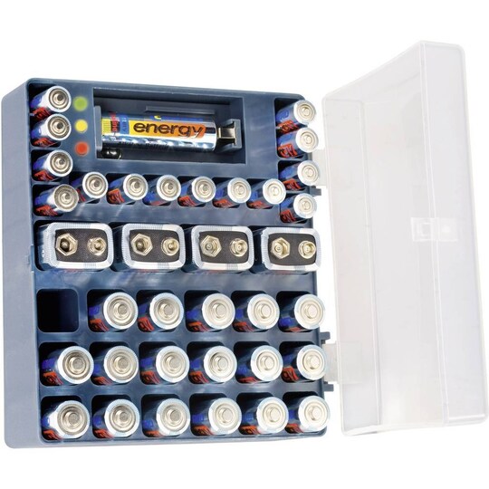 Conrad energy Batteri-sæt Mikro, AA, 9 V-batteri 36 stk inkl. boks