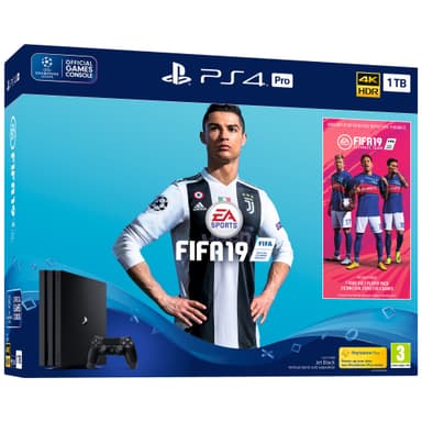 PlayStation 1 TB + FIFA 19 standard-udgave | Elgiganten