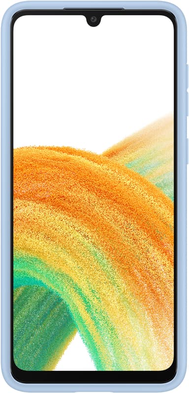 Samsung Galaxy A33 cover med plads til kort (blå)