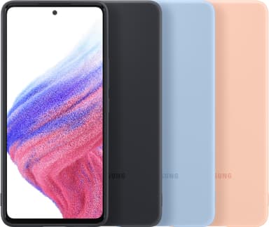 Samsung Galaxy A53 silikonecover (sort)
