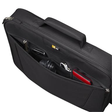 Case Logic VNCI217 Passer til størrelse 17,3 ", sort, Messenger - dokumentmappe, skulderrem