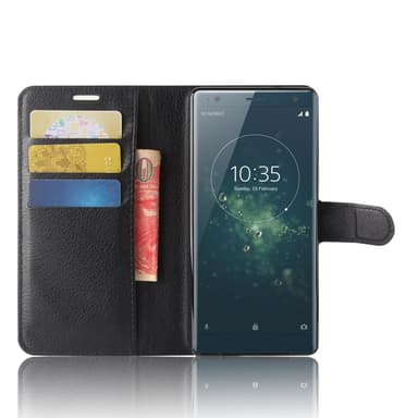 Sony Xperia XZ2 Compact Magnetic Case PU / TPU Sort