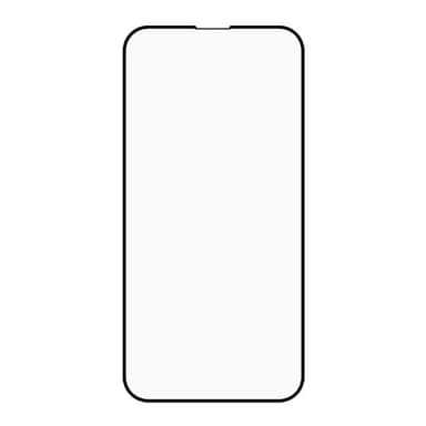 iPhone 13 Pro Max Skærmbeskytter med sort stel Hærdet glas
