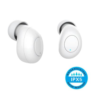 NORTH True Wireless Hovedtelefon TOUCH TWO Hvid TWS IPX5