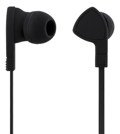 E110 In-ear headset, 1-button remote, 3.5mm, mic, black